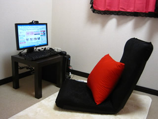 柳町のチャットレディー専用ルームは完全個室です